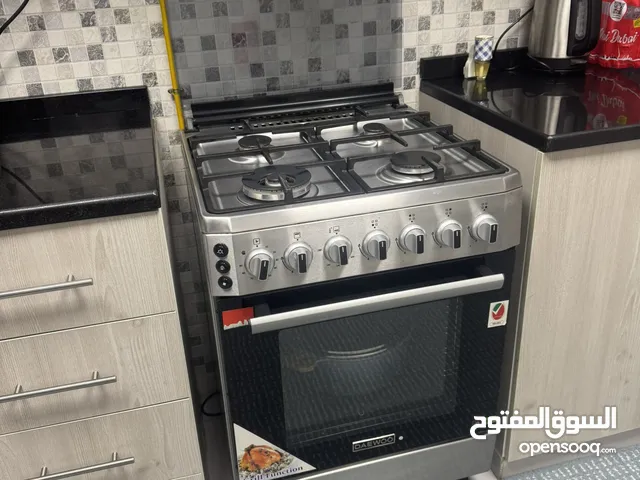 فرن غاز دايو 4 شعلات + فرن 60×60 سم + شواية