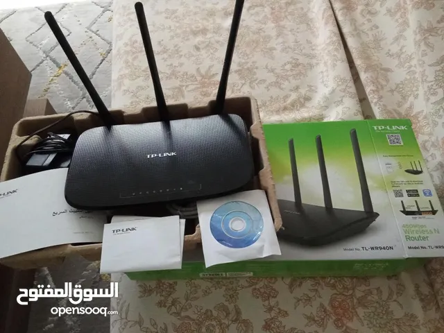 راوتر نوع TP-LINK بحاله الجديد بالكرتونه مع جميع ملحقاته