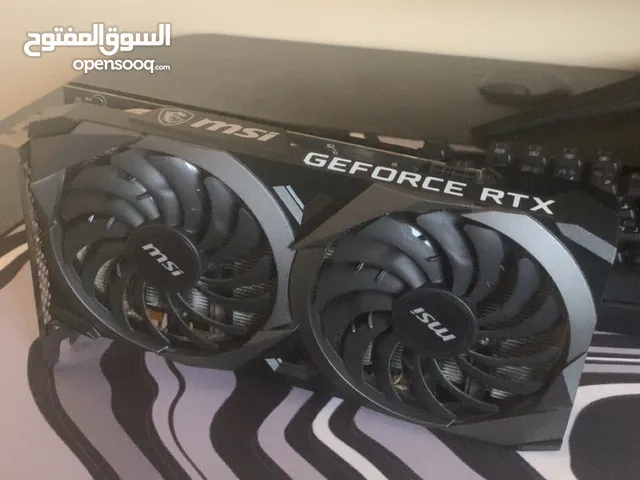 كرت شاشة MSI RTX 3060 Ti نظيف جداً