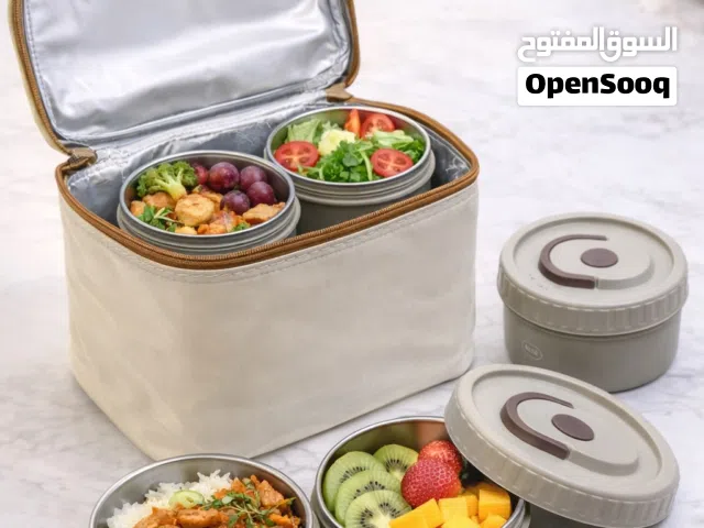 طقم علب طعام (لانج بوكس)4علب