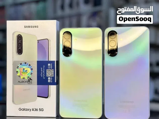 جالاكسي A36 5G جديد بالكرتونة 256 جيجا 16 رام