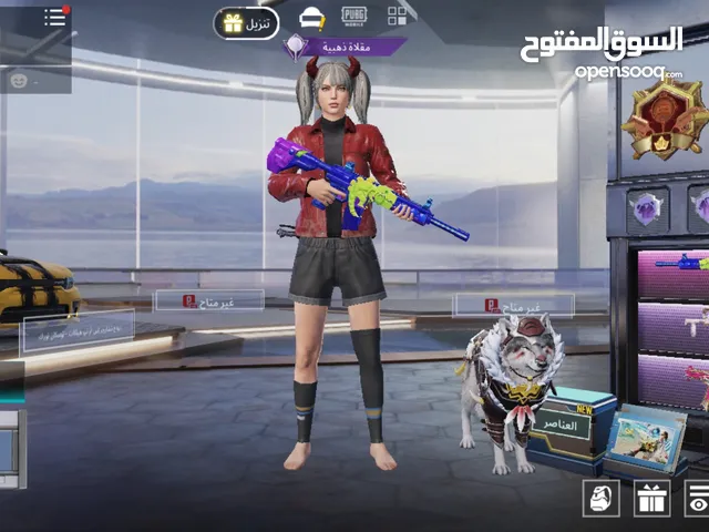 حساب ببجي للبيع اقل من 600 لاتجي