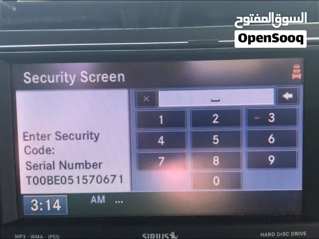 رمز الشاشة و فتح المسجل للجيب وهوندا واغلب السيارات Unlocking radio code