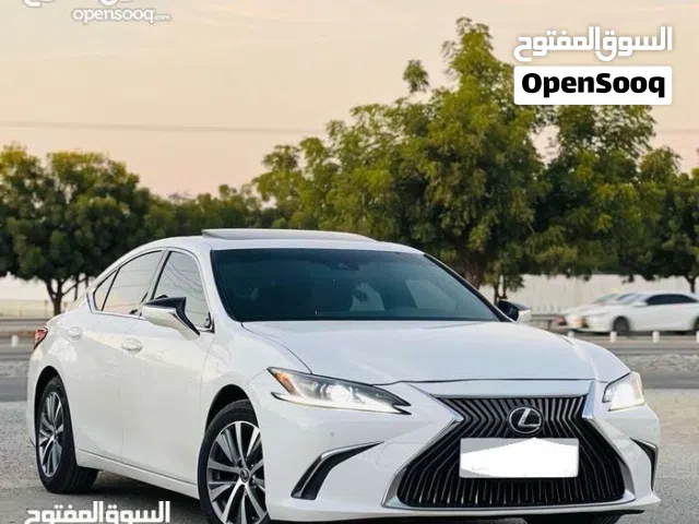 لكزس Es350 2021 ابيض لؤلؤي داخل جملي الموصفات الاكثر طلبا ف السوق