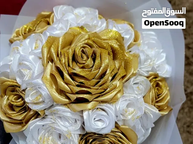 باقات ورد مميزه شغل يدوي بسعر المواد فقط