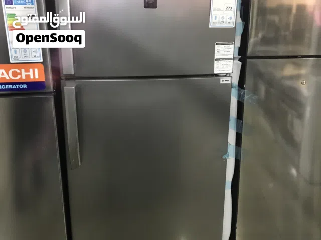 ثلاجه سعر حررررررق ثلاجه كراون ستانلس ستيل 450 لتر يوجد شاشة تحكم بدرجات البرودة توفير طاقة A++