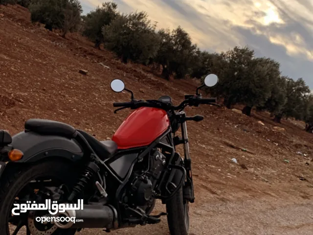 هوندا ريبل 500 cc  2019 ماشيه 23000 للبيع المستعجل بداعي السفر