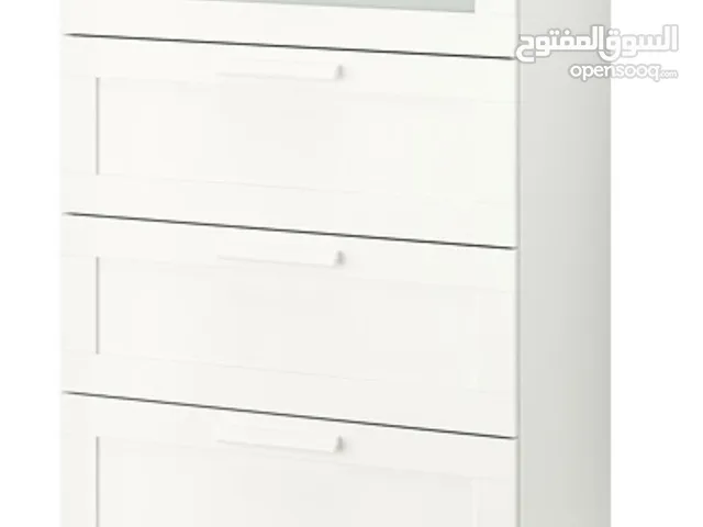 كبت ادراج ايكيا تخزين العدد 4 ادراج مده الاستخدام 3 اشهر