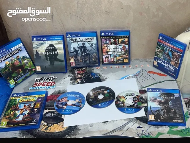 اشرطه سوني 4 للبيع ب 500 درهم
