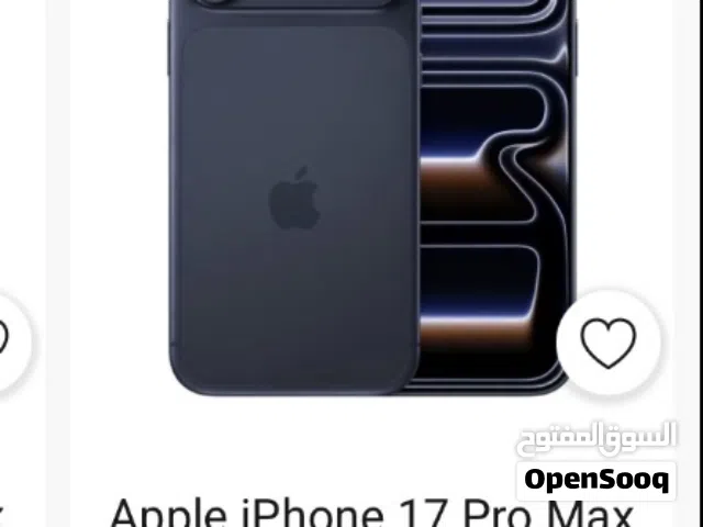 Apple iPhone 17 Pro Max 512 GB in Hawally
