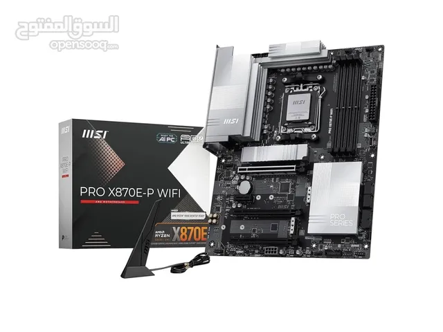 MSI PRO X870E-P WiFi Motherboard, ATX, Supports AMD Ryzen 9000/8000/7000, M.2 Gen5, Wi-Fi7, 5G LAN