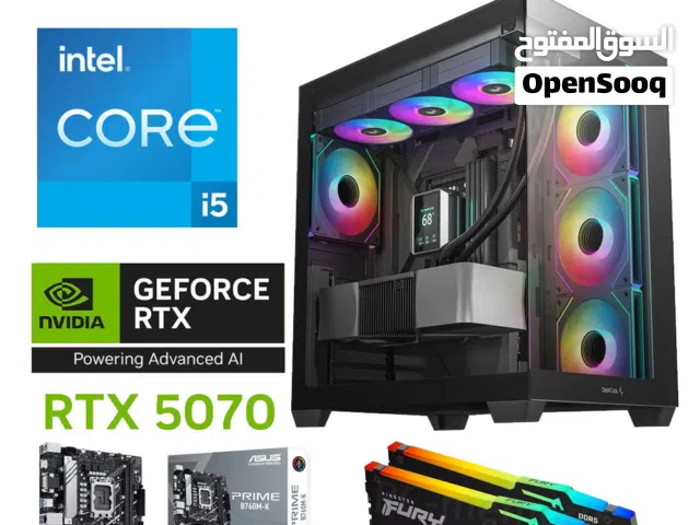 تمجيعة الالعاب الاقوى GAMING PC INTEL CORE I5-14400F RTX 5070 12GB