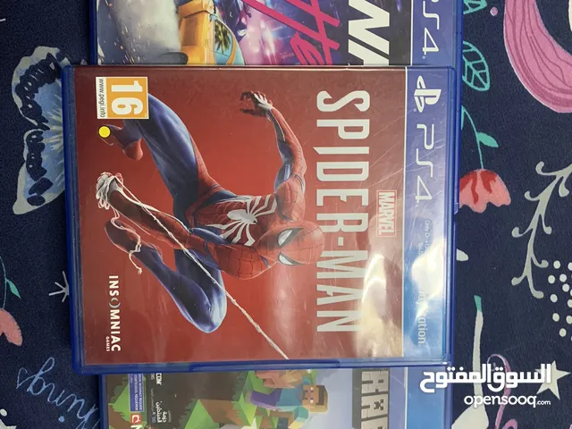 Ps4 games Spider-Man 1 Minecraft nfs