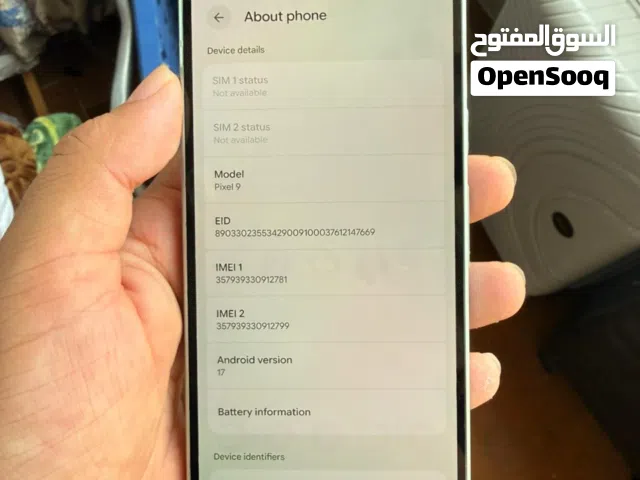 Google Pixel 9  128GB  Porcelain (Light Shade)