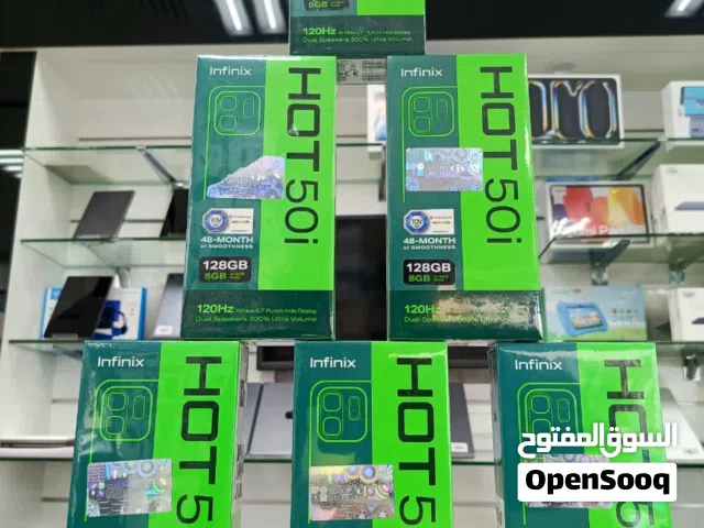 INFINIX HOT 50I  4+4 GB RAM 128 GB STORAGE - NEW