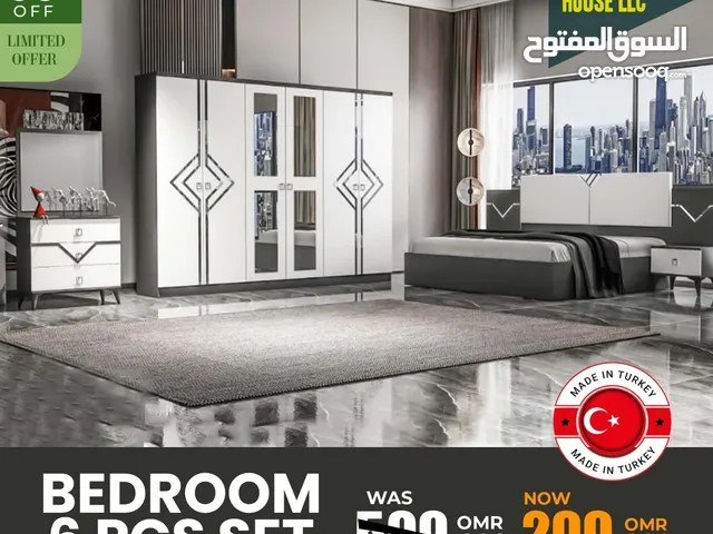 6 pcs Bedroom Set - Made in Turkey غرفة النوم