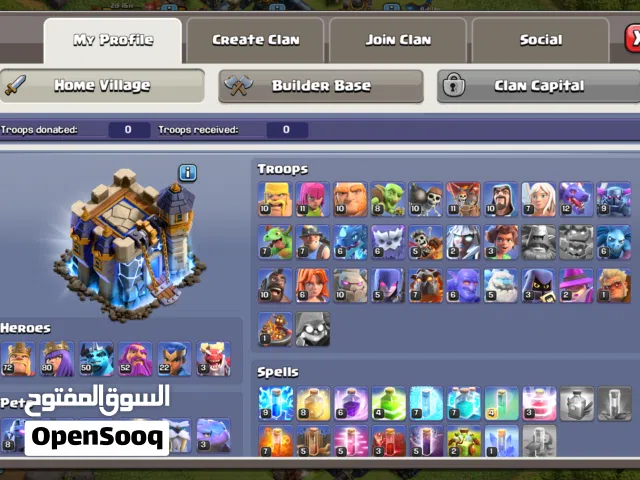 Clash of Clans Accounts and Characters for Sale in Abu Dhabi