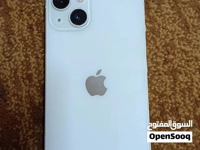آيفون 13 أبيض مستعمل بحالة جيدة بسعة 128 جيجابايت