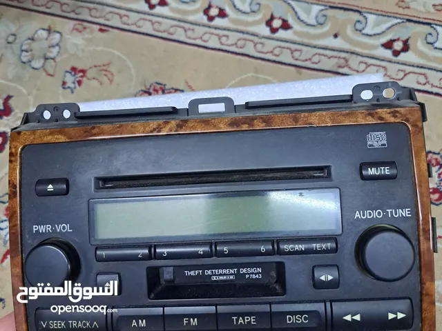 البيع كاسيت سيارة تويوتا أصلي وكذلك جهاز DVD عرض ماركة JVC بالريموت والوصلات