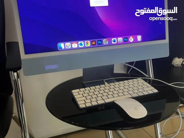 للبيع: Apple iMac 24-inch (2021) - مستعمل بحال الجديد