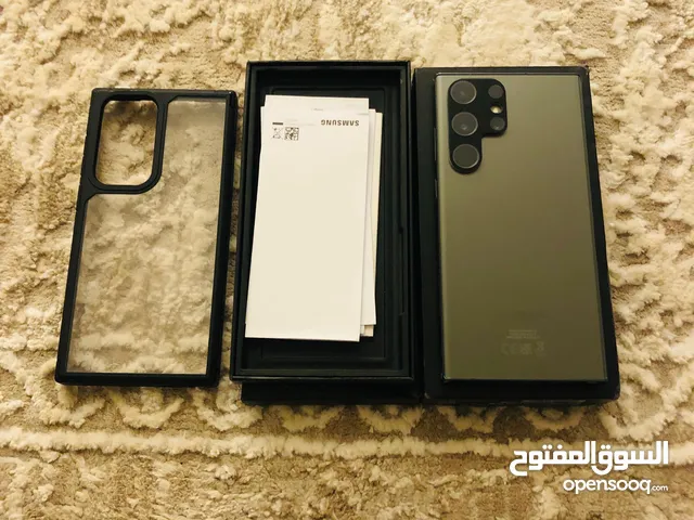 هاتف سامسونج جلاكسي S23 الترا كسر زيرو بالكرتونه زيرو ضريبه حالة الجهاز ممتازه