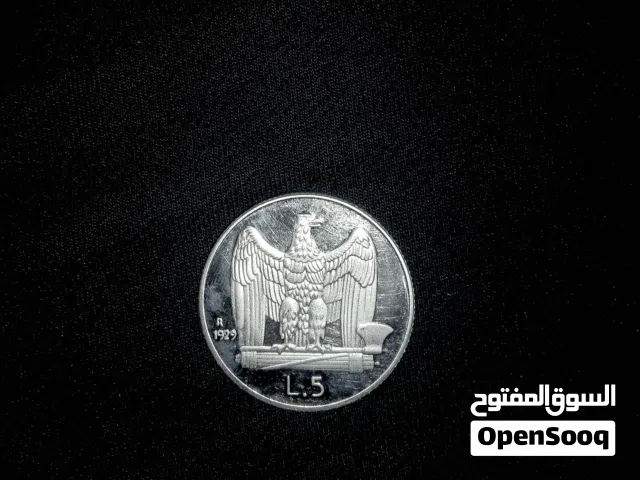 عملة قديمة ايطاليه الملك فيكتور إيمانويل الثالث
