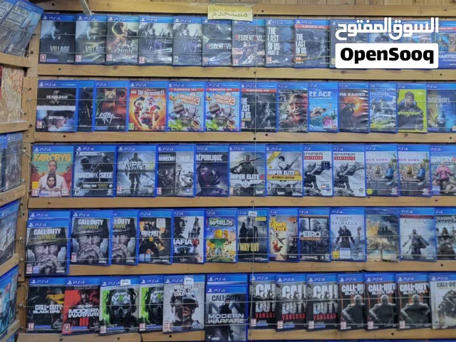 اقراص Play Station 4 مستخدم و جديد