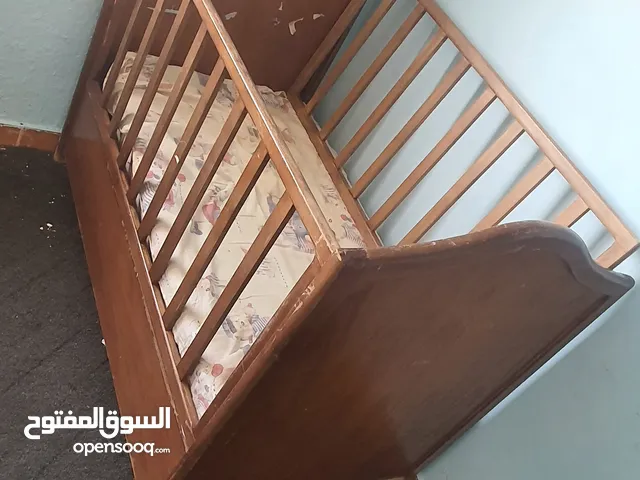 تخت بيبي لعمر 4 سنين خشب زان 2 جرار (تفصيل)