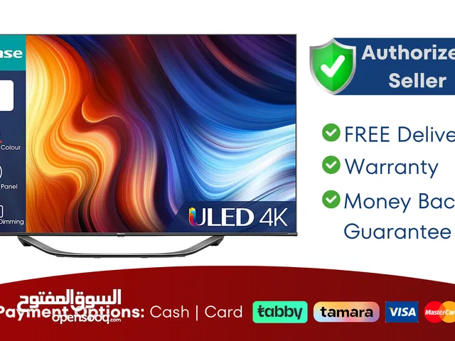 Hisense 75 inch Smart ULED TV - 4K - Brand New - 1 Year Warranty - FREE Delivery