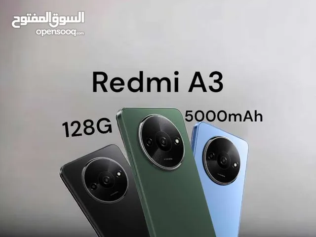 Redmi A3 128g 8 ram (4+4)  ريدمي الاصدار     bci  ايه الاحدث جديد كفالة الوكيل الرسمي