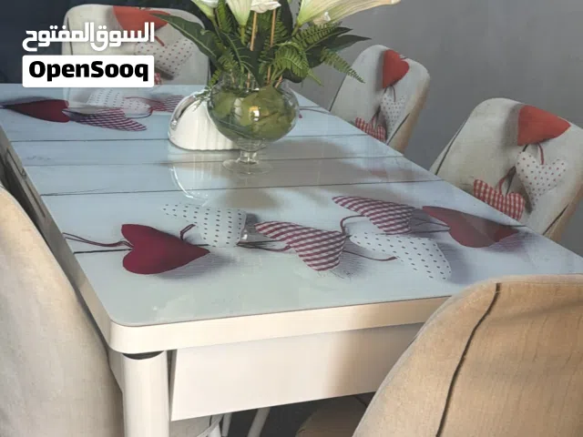 طاوله سفره مع 6 كراسي