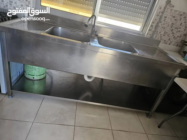مجلى ستانسلس ستيل حوضين للمطاعم stainless