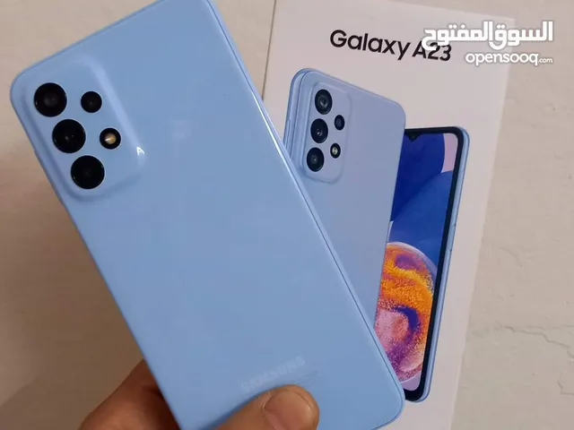 مستعمل اخو الجديد Samsung A23 رام 8 و رام 12 جيجا 128 متوفر توصيل والوان وهدية