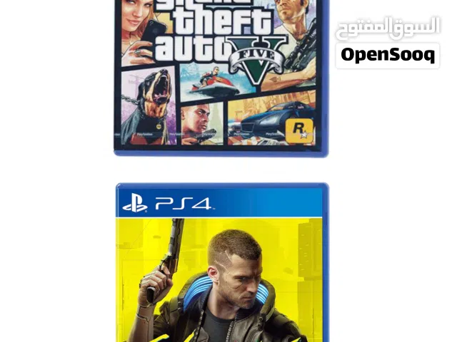 العاب بلايستيشن 4 فور ps4 جارند وسايبربانك GTA and cyberpunk