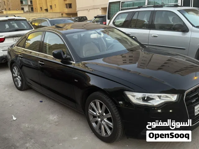 اودي  A6 موديل 2014 صبغ الوكاله كامل المواصفات شرط الفحص صبغ الوكاله بها بعض العيوب البسيطه بي البدي