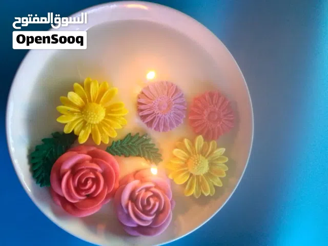شموع زينة للمناسبات وديكور المنزل