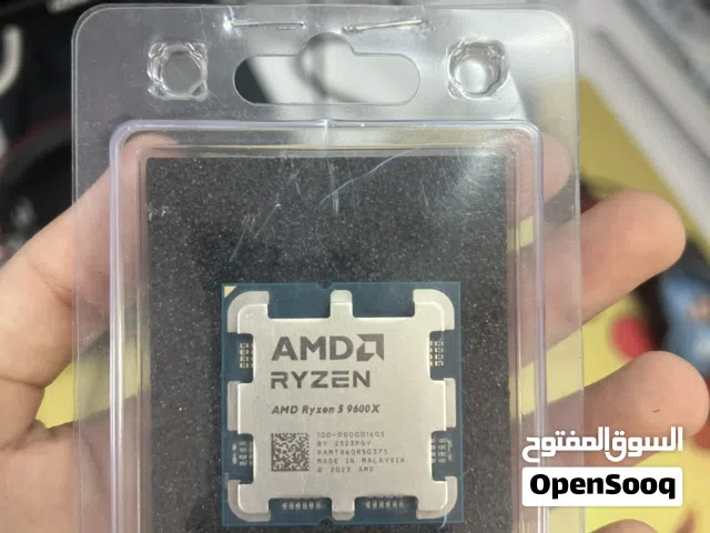 معالج AMD RYZEN 5 9600x TRAY جديد و ضمان سنة