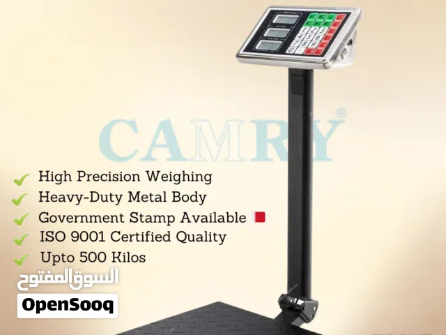 CAMRY Platform Scales – Up to 500 KG