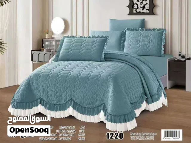 غطوة نفرين  فقط  القياس 220×240 سم غطوة + تلبيسة + وجه مخدة 4