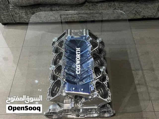 Custom V8 Engine Coffee Table – Unique Luxury Car-Themed Piece