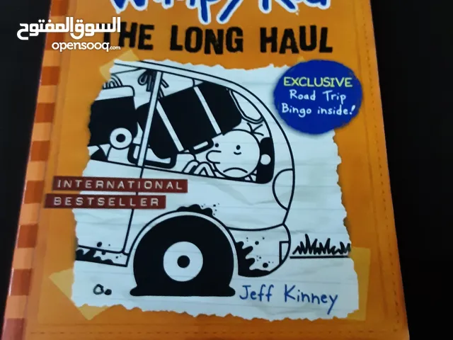 كتب diary of a wimpy kid شبه مستعمله 9 أجزاء جيدة و مسلية