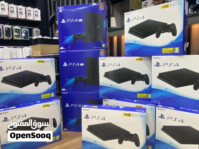 بلاستيشن ps4 slim جديد و مستعمل ( موقع المحل نزوى / حي العين ) ضمان سنه كامله