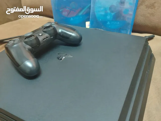 جهاز بلي ستيشن فور برو ون تيرا نظيفة قليل الاستعمال