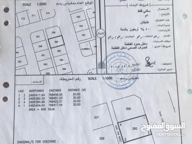 Residential Land for Sale in Al Sharqiya Sur