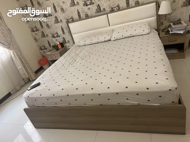 Home Box Bed with side tables and mattress