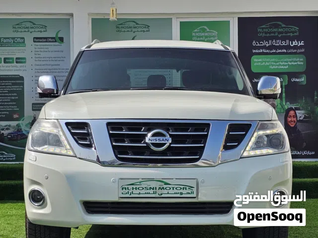 نيسان باترول بلاتينيوم خليجي  وكاله قطر المستخدم الثاني موديل 2017 السياره بحاله الوكاله لاتفوتها ..