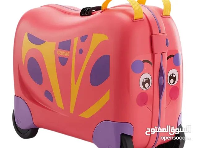 Skittle Butterfly Kids Trolley Bag – Pink – 50 CM