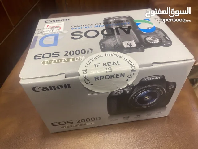 كاميرا كانون 2000 D جديدة بالكرتونة