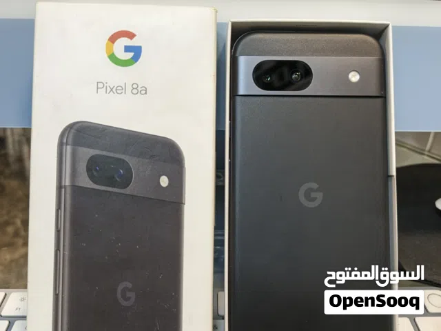 Google Pixel 8A لون الاسود الملكي  بحالة الوكاله