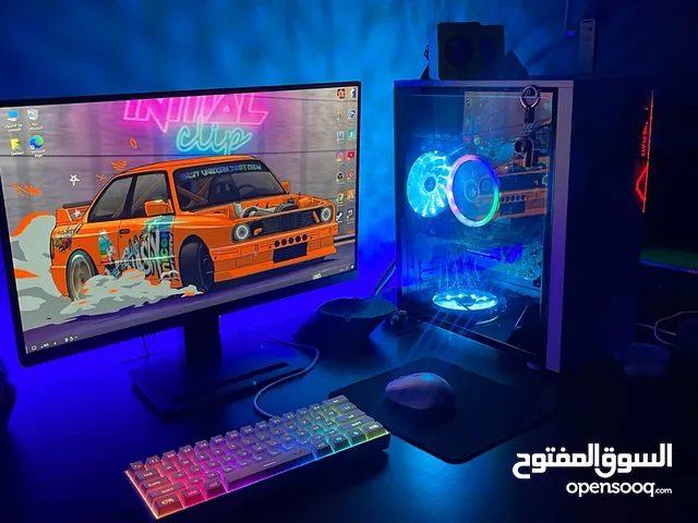 pcالبيع مع شاشه و كامل اغراضو السعر250